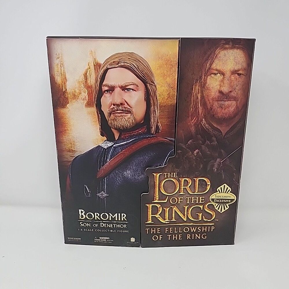 Boromir 12" 1/6 Scale LORD OF THE RINGS SIDESHOW MIB NEW Exclusive